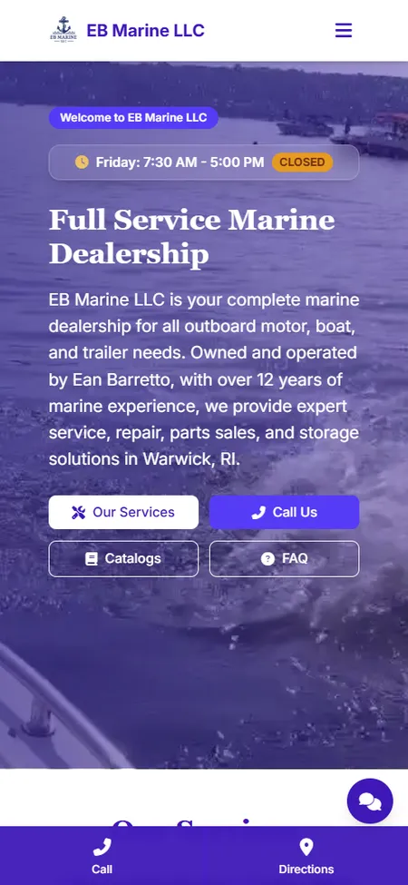 EB Marine LLC - Project Preview