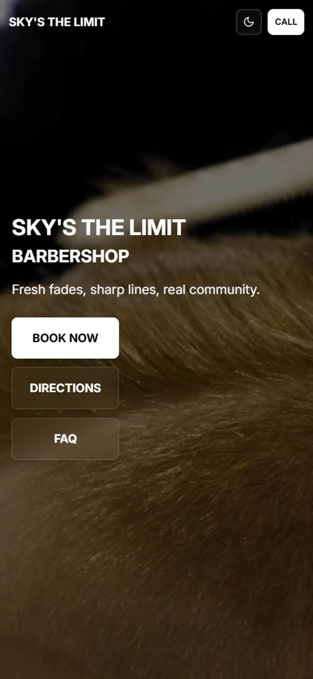 Sky's The Limit Barbershop